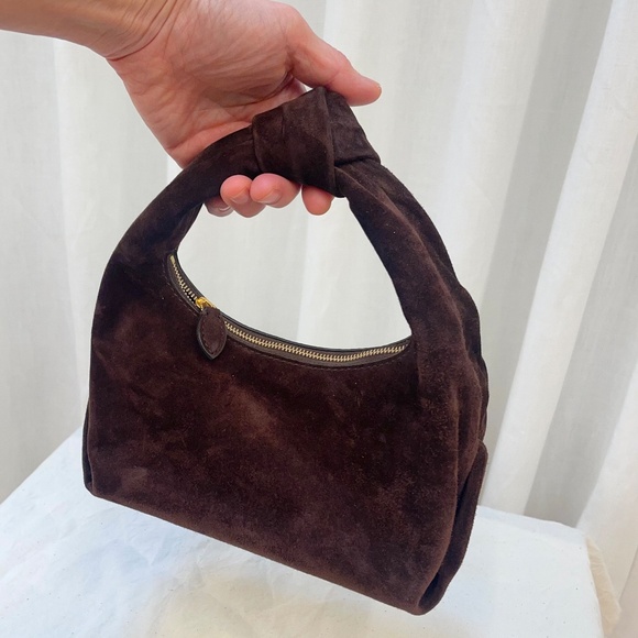 Khaite  Small Beatrice Suede Hobo Bag - Picture 5 of 11